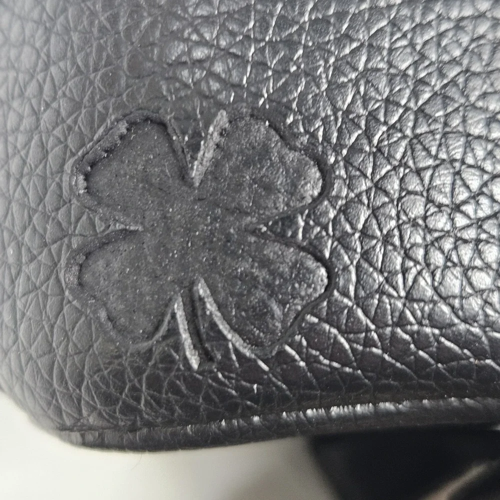 Lucky Brand Mary Jane Flats Girls 3 Black Bow Satin Ribbon Crib Shoes 6-9m NEW‎